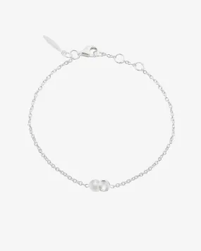 Rocky Shore drop bracelet silver