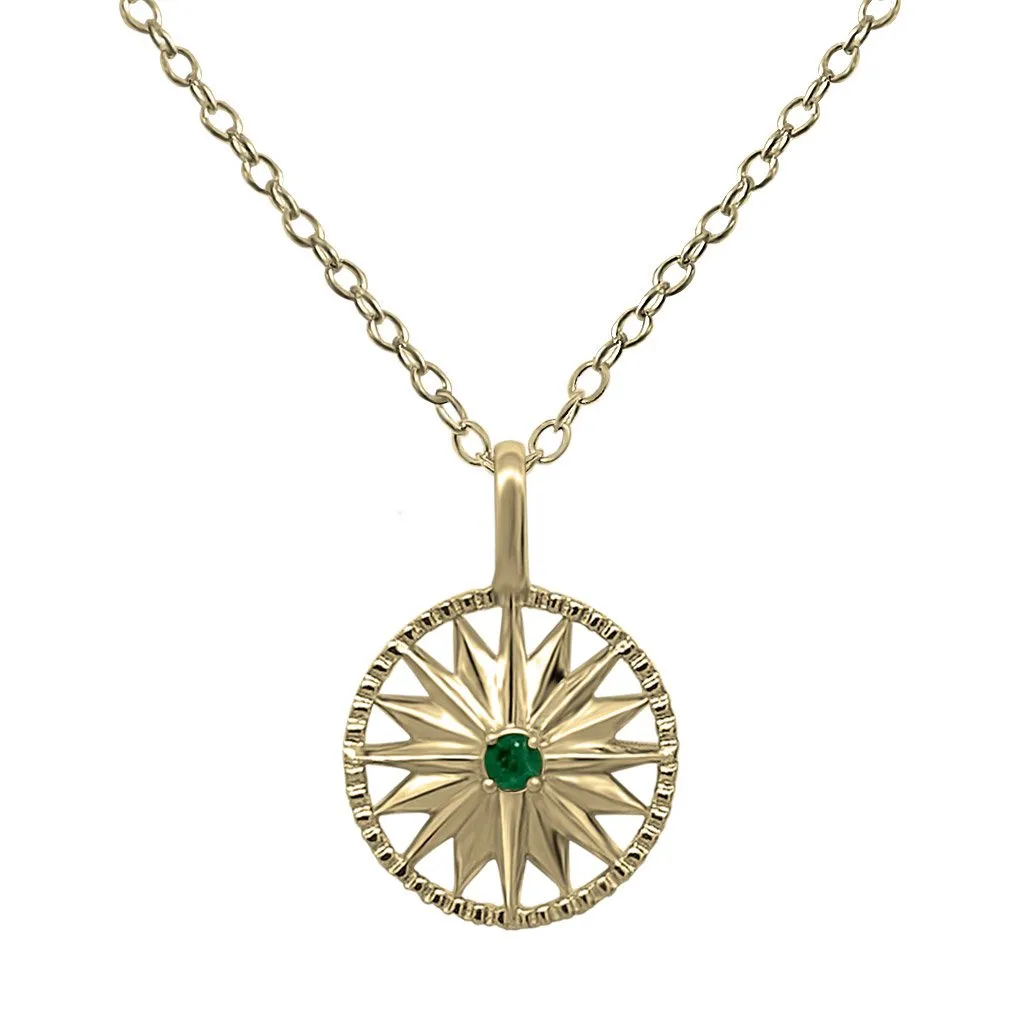 Rosace Emerald Necklace