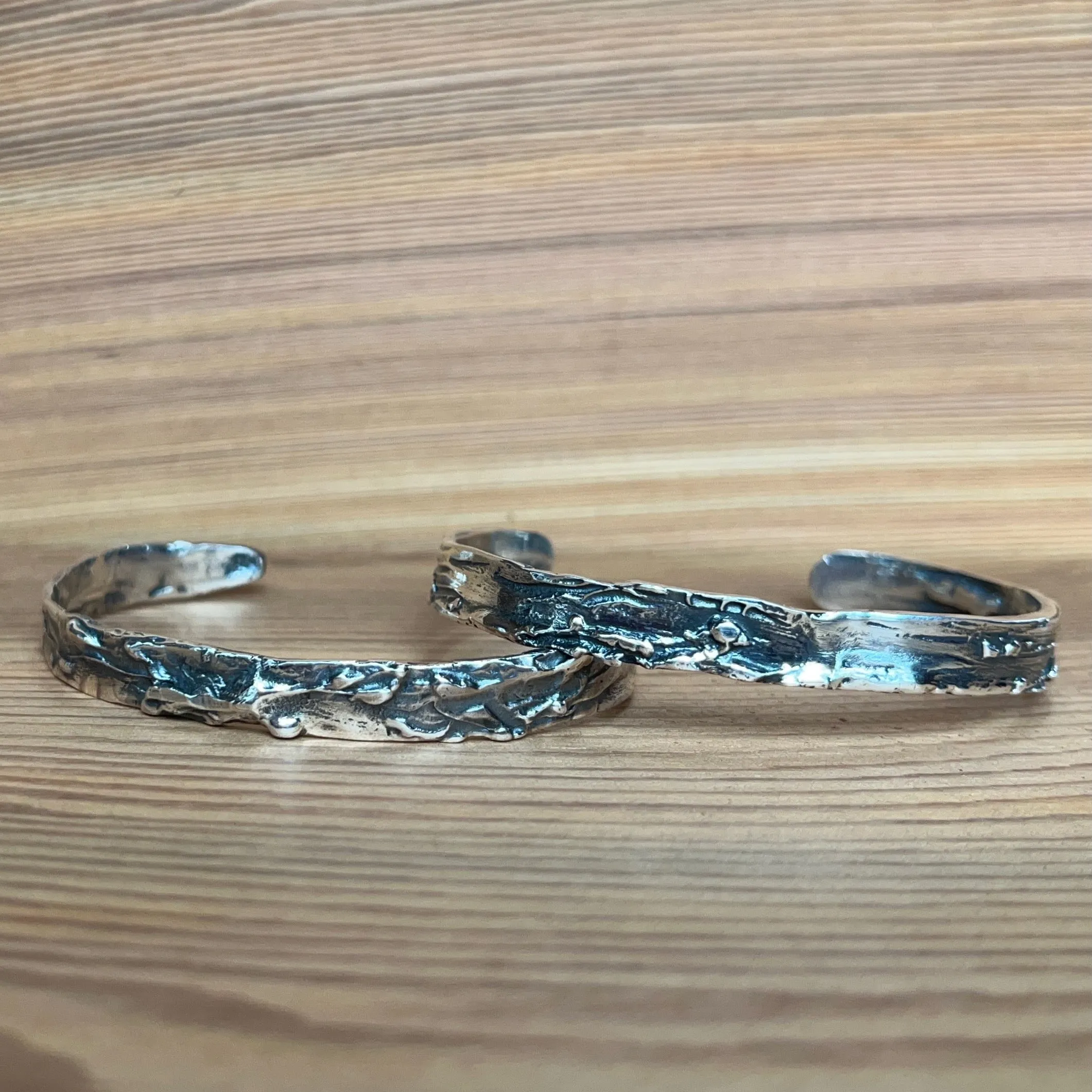 Rustic Sterling Silver Cuff