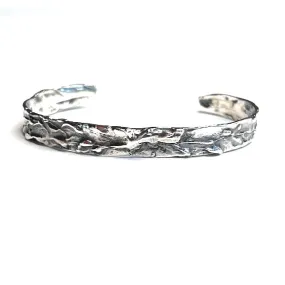 Rustic Sterling Silver Cuff