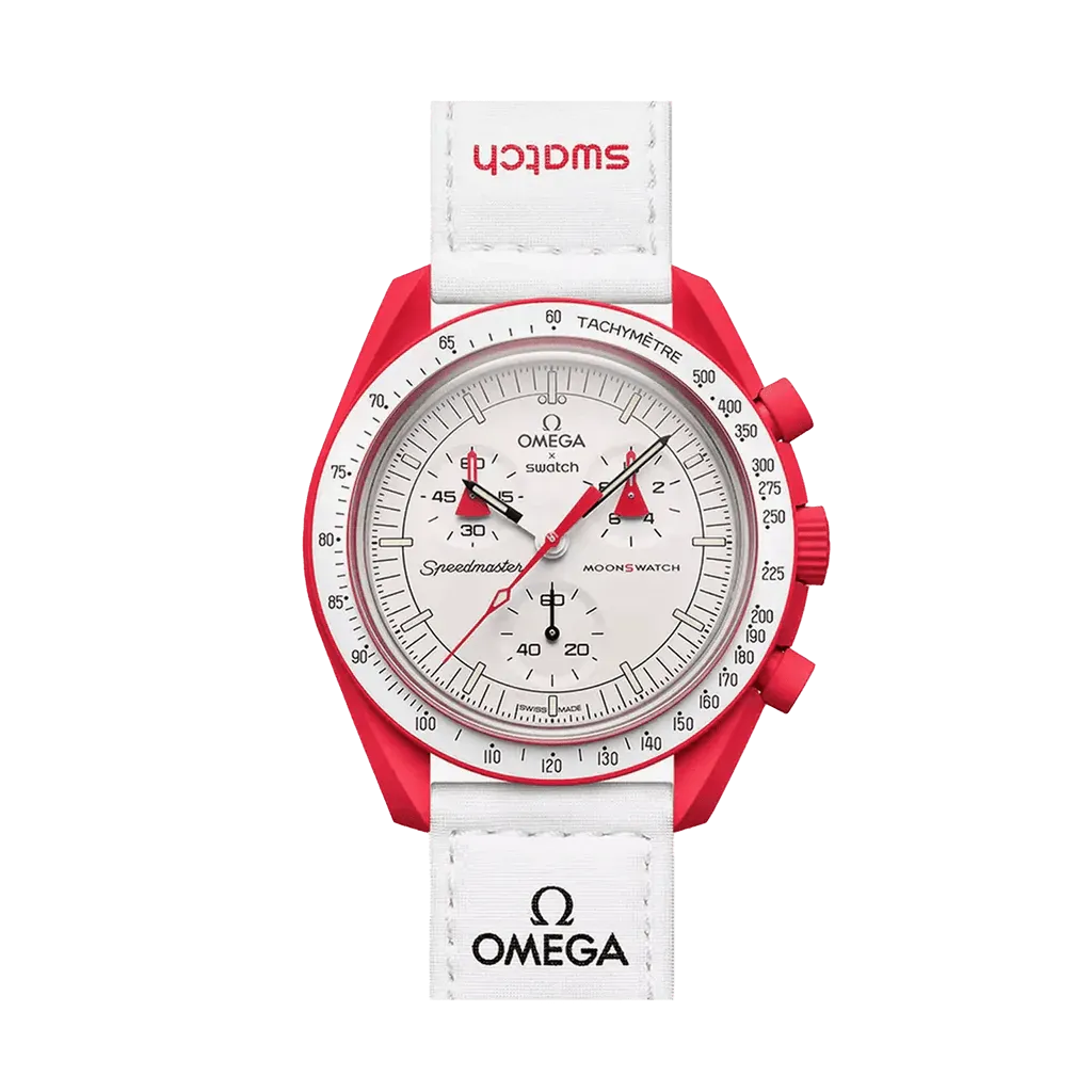 Swatch x Omega Bioceramic Moonswatch Mission to Mars