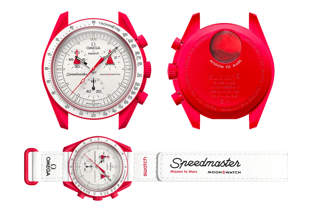 Swatch x Omega Bioceramic Moonswatch Mission to Mars