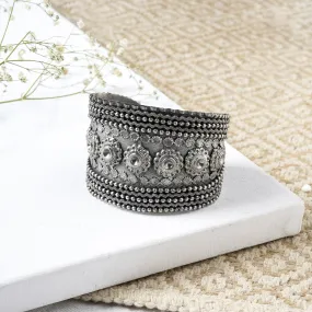 Teejh Aadhiya Silver Oxidised Bracelet