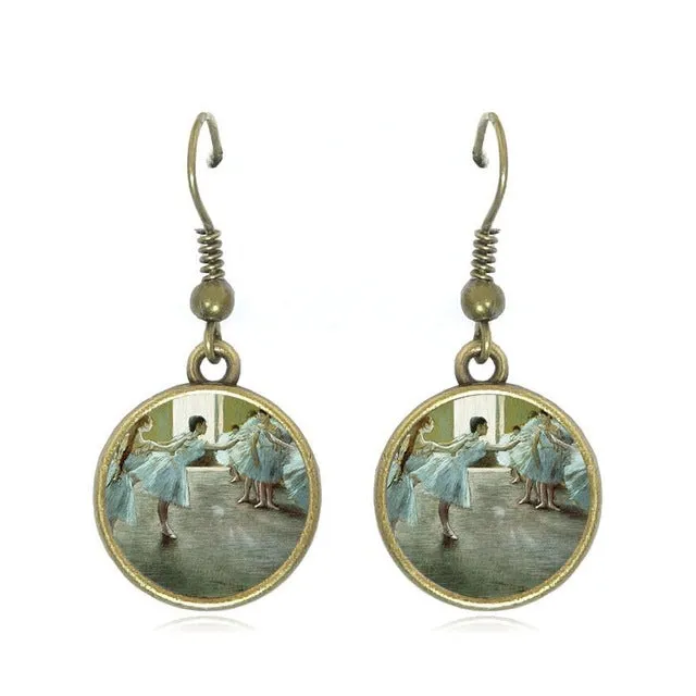 The Degas Ballerina Drop Earrings