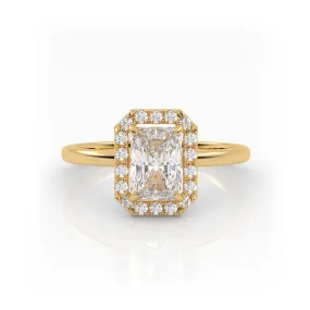 The Radiant Solitaire with Halo