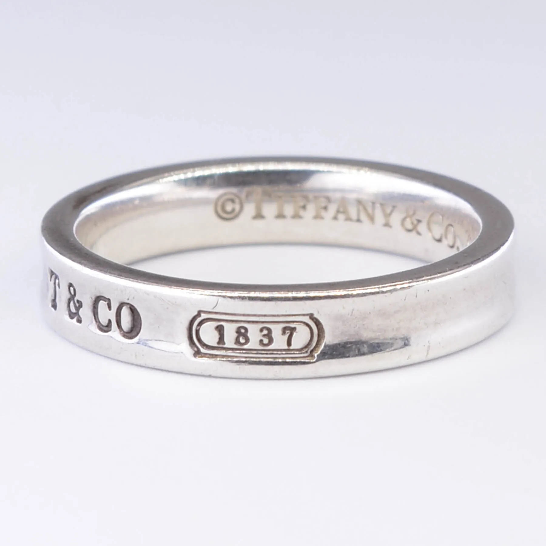 'Tiffany & Co.' 1837 Collection Sterling Silver Ring | SZ 7.5