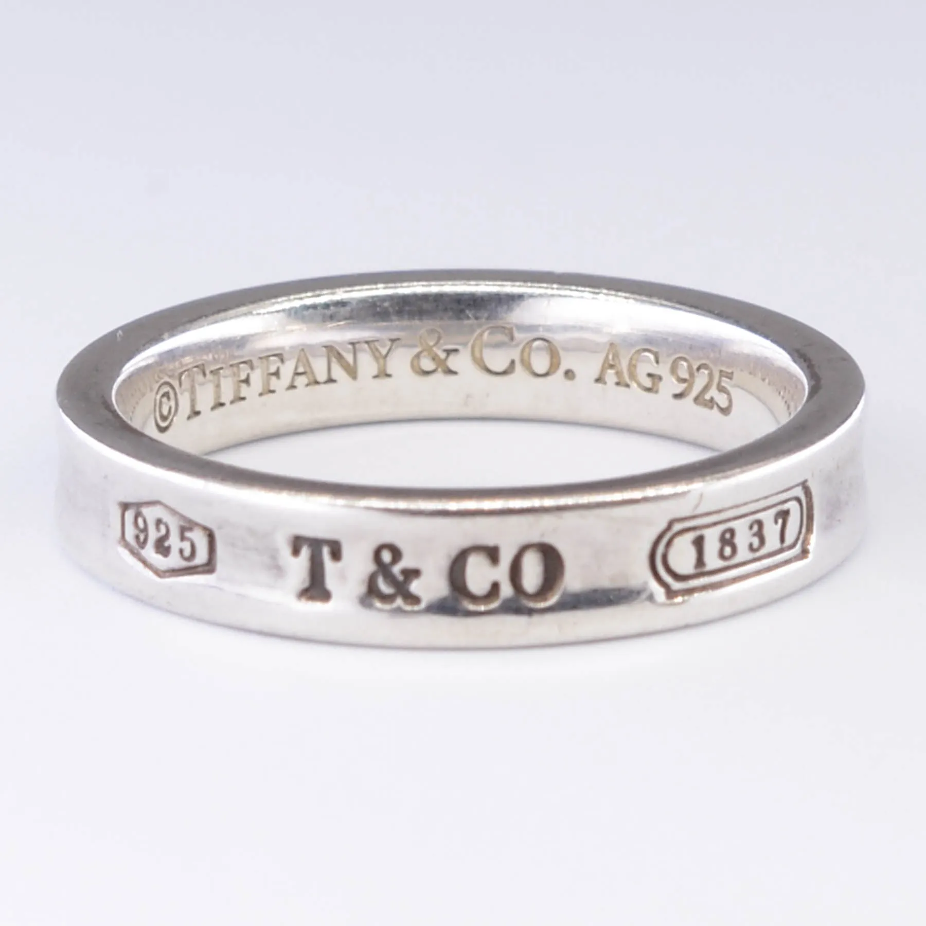 'Tiffany & Co.' 1837 Collection Sterling Silver Ring | SZ 7.5