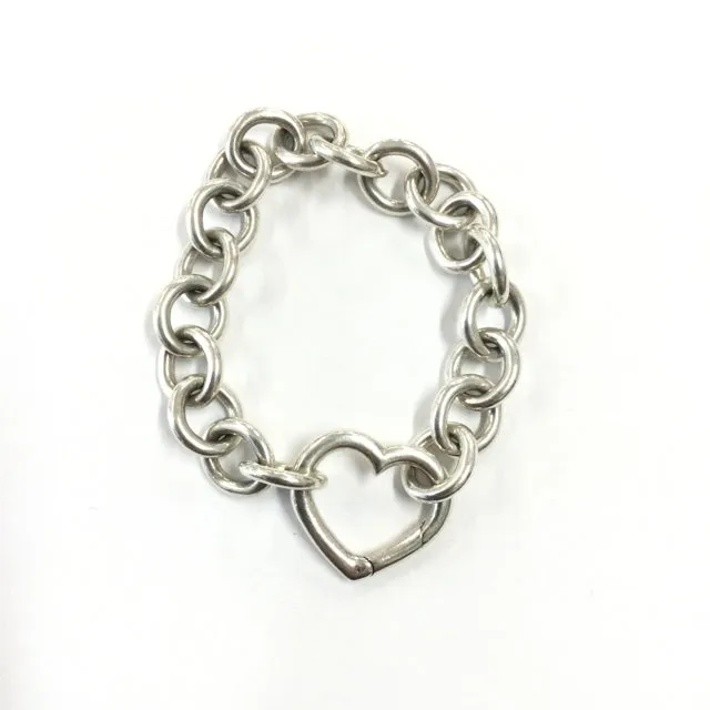 Tiffany & Co. Heart Clasp Link Bracelet