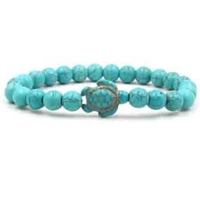 Unique Natural Stone Beads Turtle Bracelets - Turtle Saving Bracelets